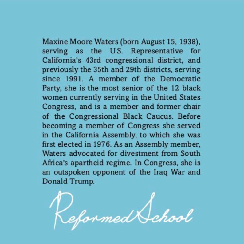 Maxine Waters - Soft Enamel Pin