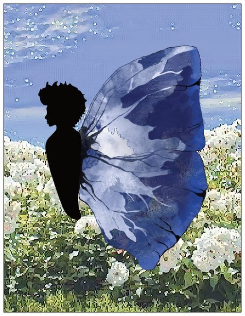 Black Butterfly - A2 Blank Greeting Card