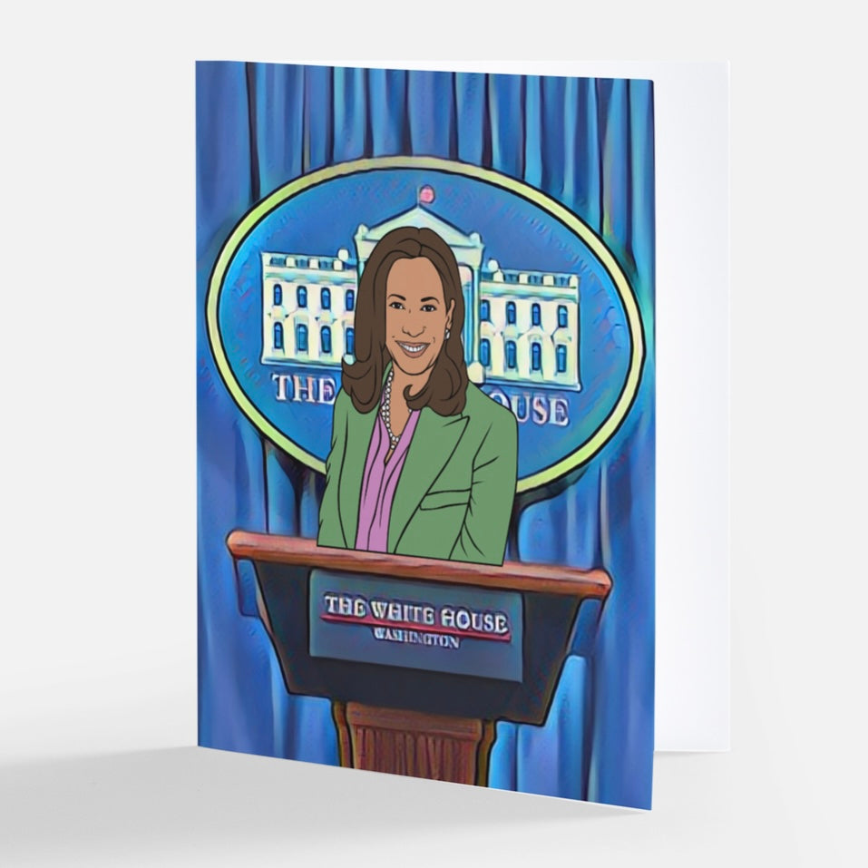 Kamala - A2 Blank Greeting Card