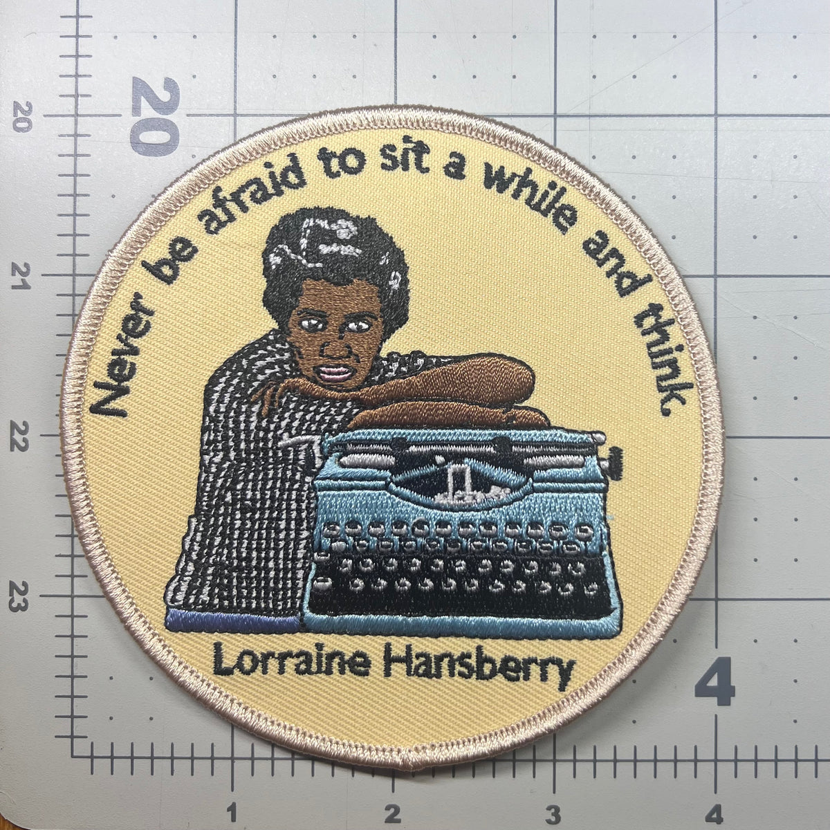 Lorraine Hansberry Embroidered Patch