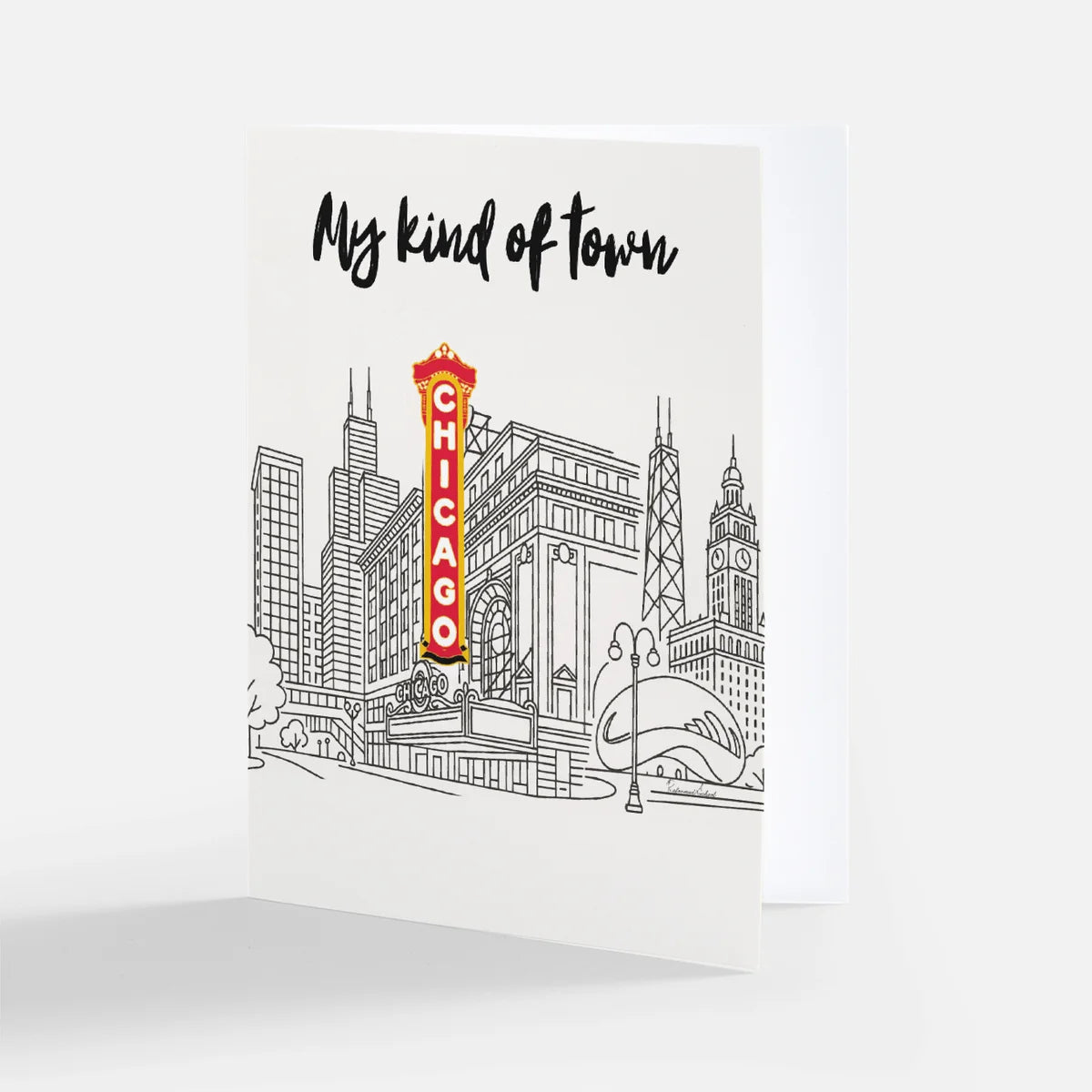 Chicago Illustrated - Greeting Card 5.5" X 4"