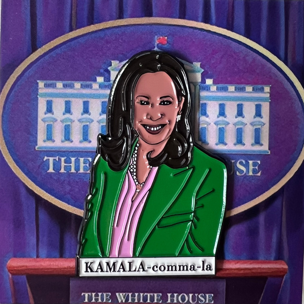 Kamala - Soft Enamel Pin