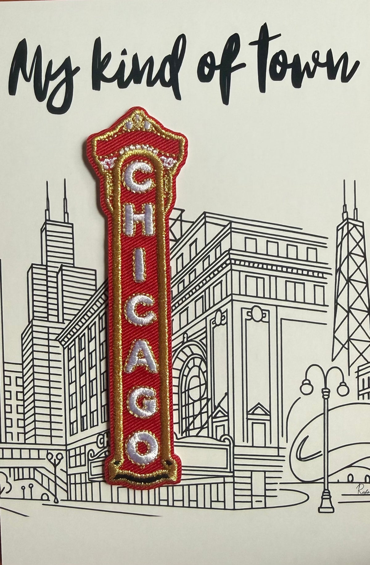 Chicago Embroidered Patch