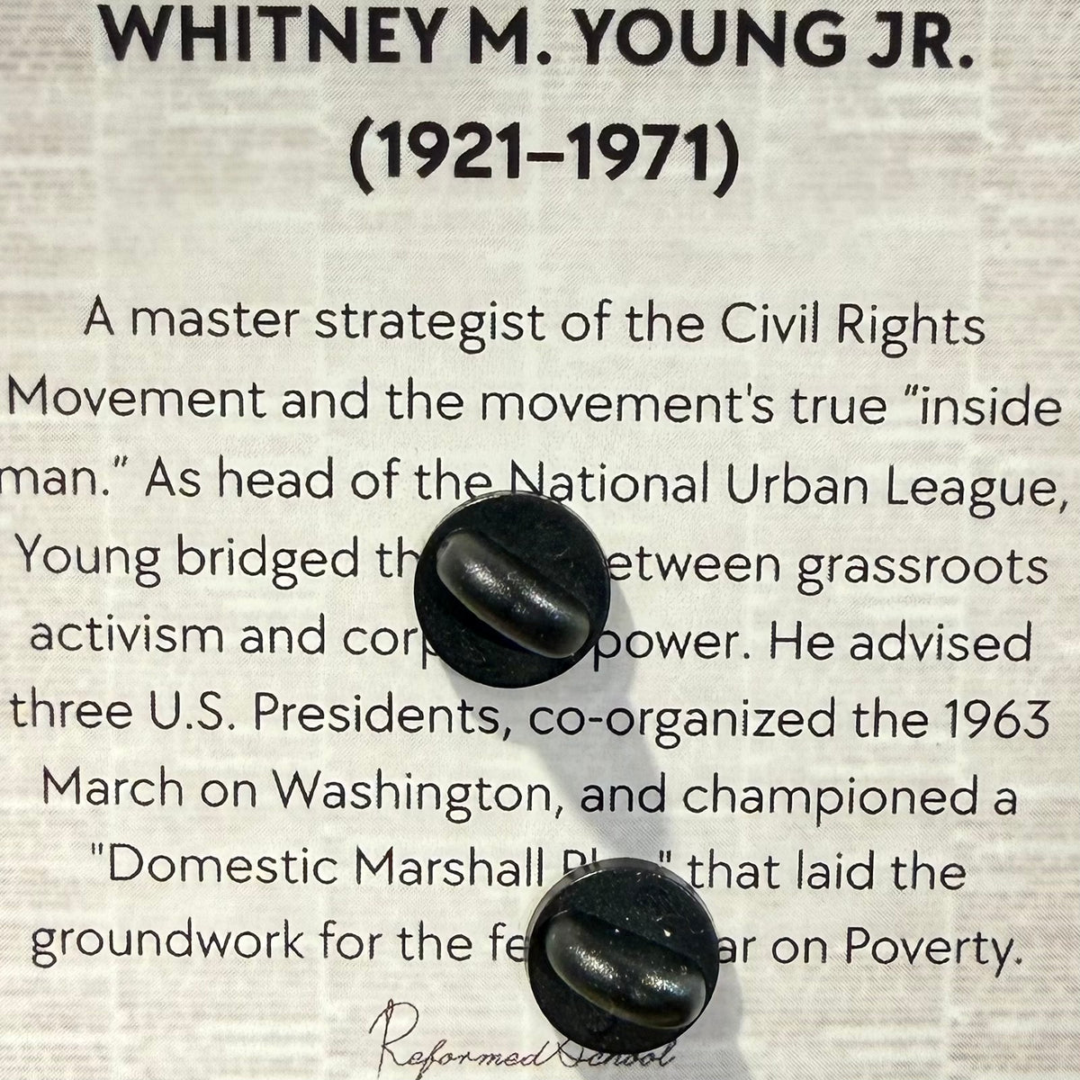 Whitney M. Young Jr. Enamel Pin