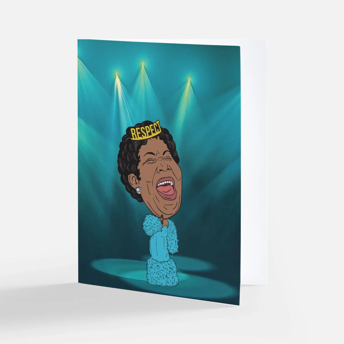 Aretha  - Blank Greeting Card