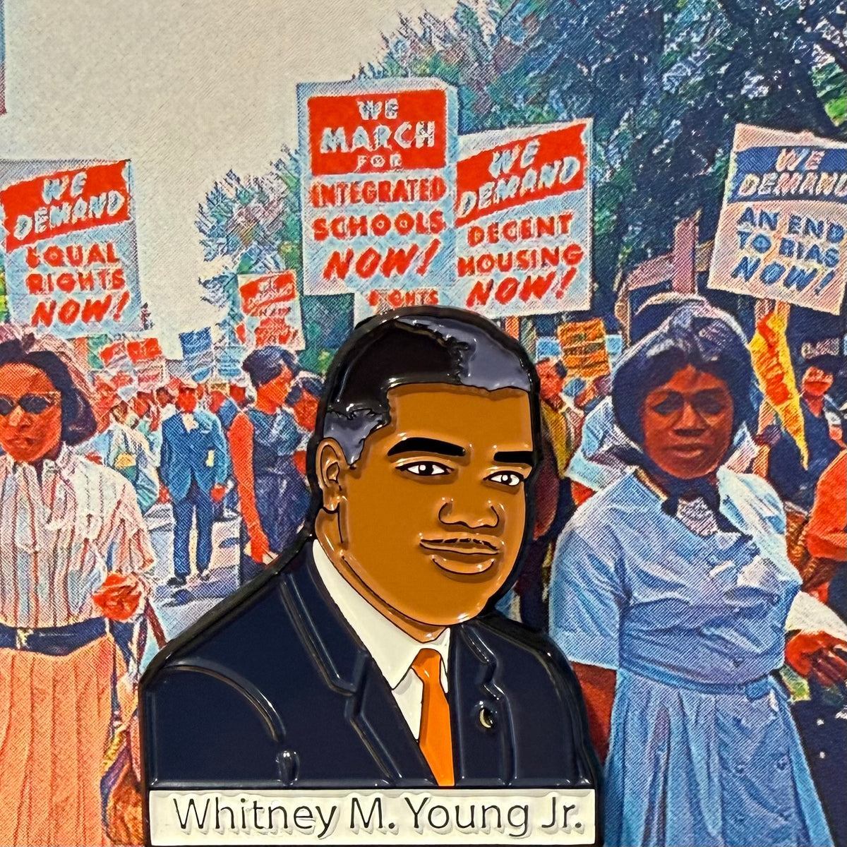 Whitney M. Young Jr. Enamel Pin