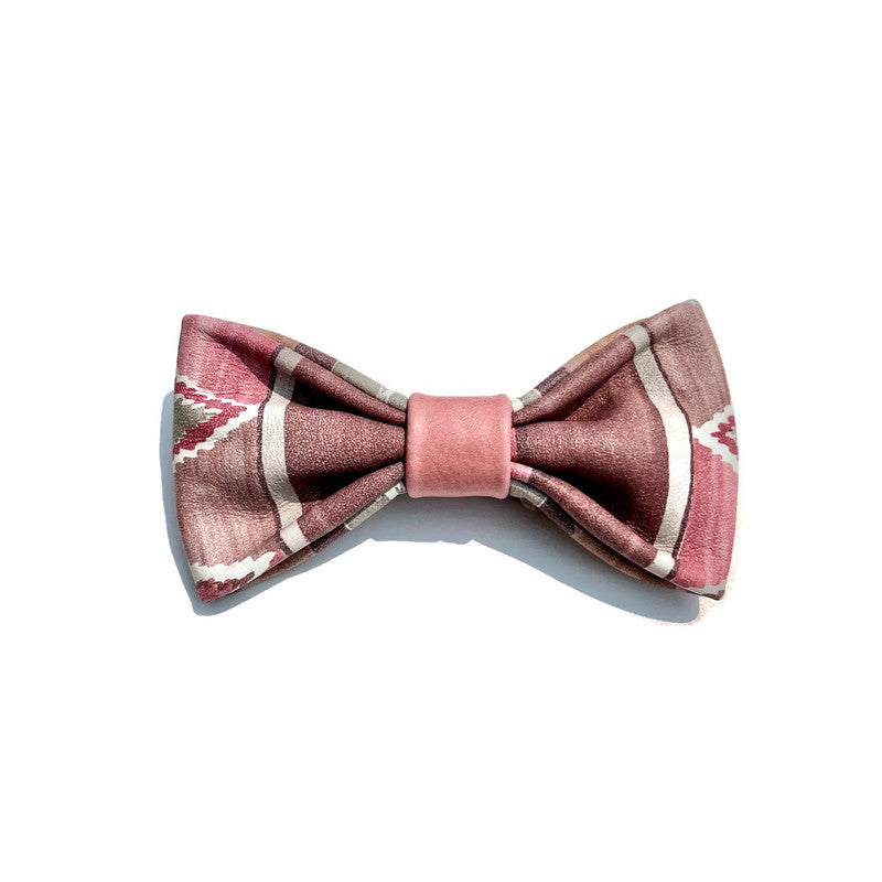 Leather Pre-tied Bow Tie