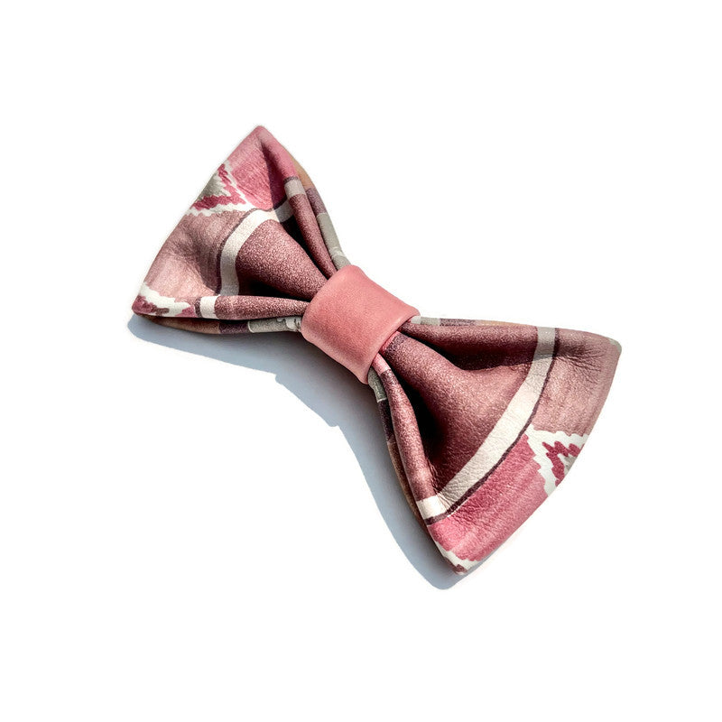 Leather Pre-tied Bow Tie