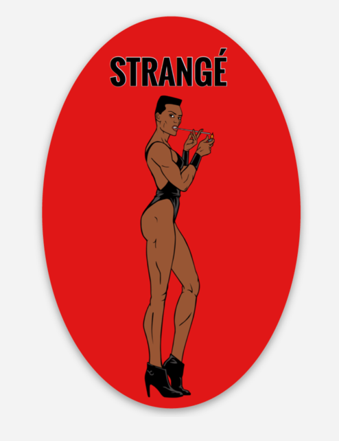 Strangé Sticker