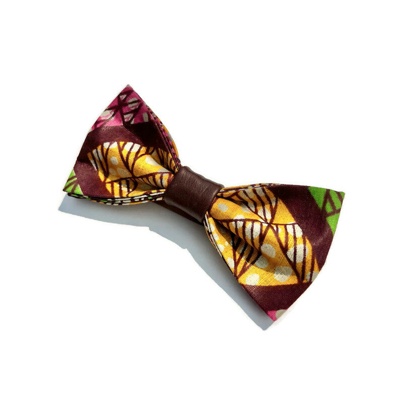African Wax Pre-tied Bow Tie