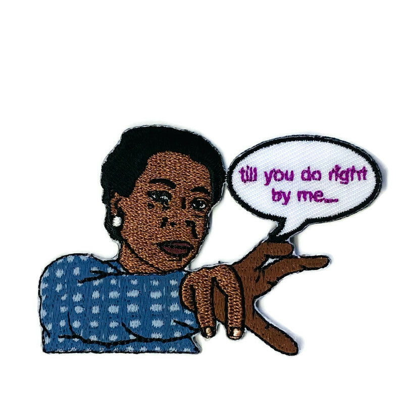 Miss Celie Embroidered Patch