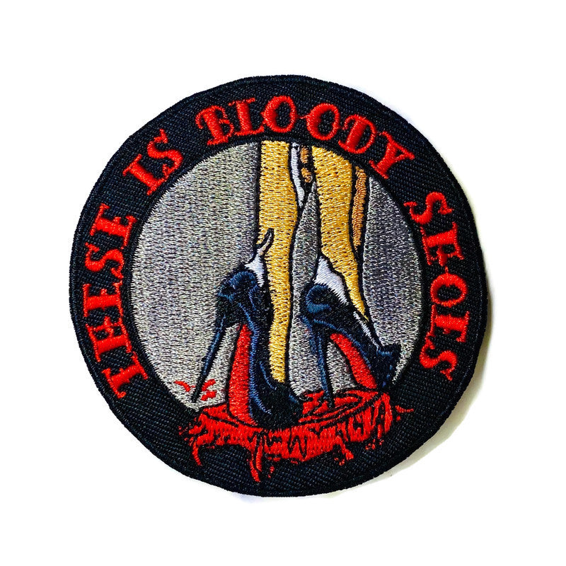 Bloody Shoes Embroidered Patch
