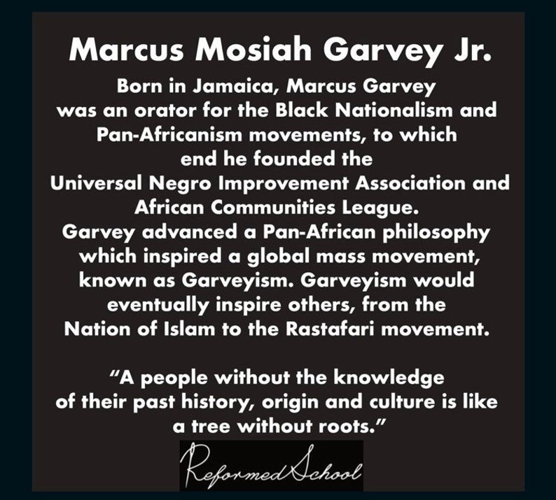 Marcus Garvey - Soft Enamel Pin