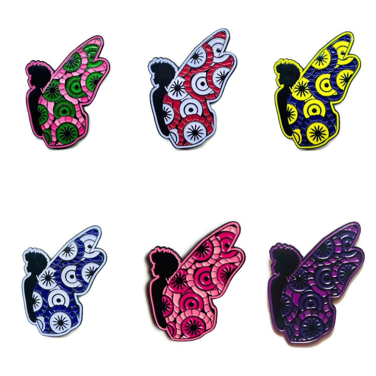 Black butterfly - Soft Enamel Pin