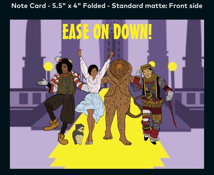 Ease On Down! - A2 Blank Greeting Card