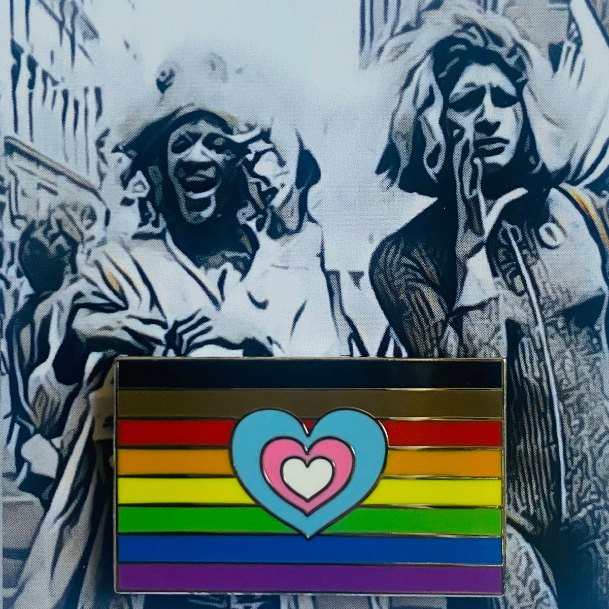 PRIDE - All for Love - Hard Enamel Pin