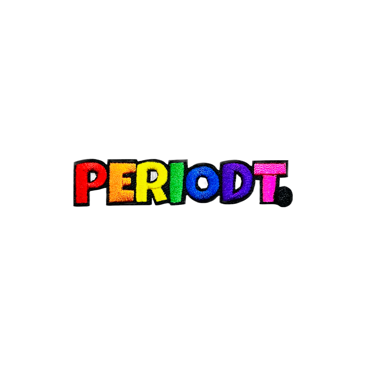 PERIODT. Embroidered Patch