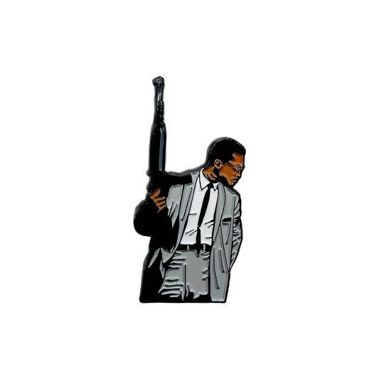 Malcolm Enamel Pin