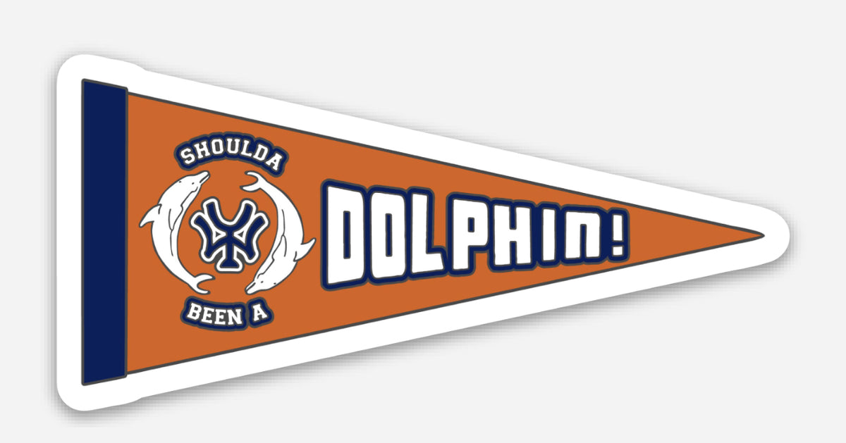 WY Dolphin Vinyl Sticker