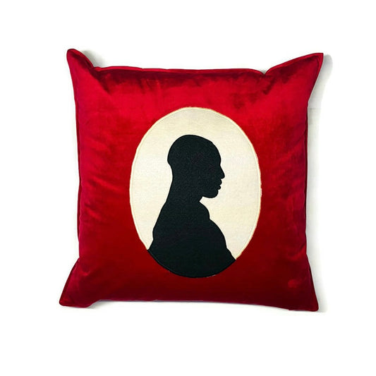 Afro Cameo 20” Square Throw Pillow