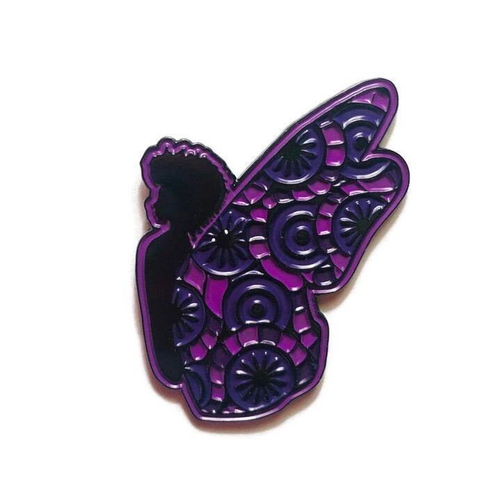 Black butterfly - Soft Enamel Pin